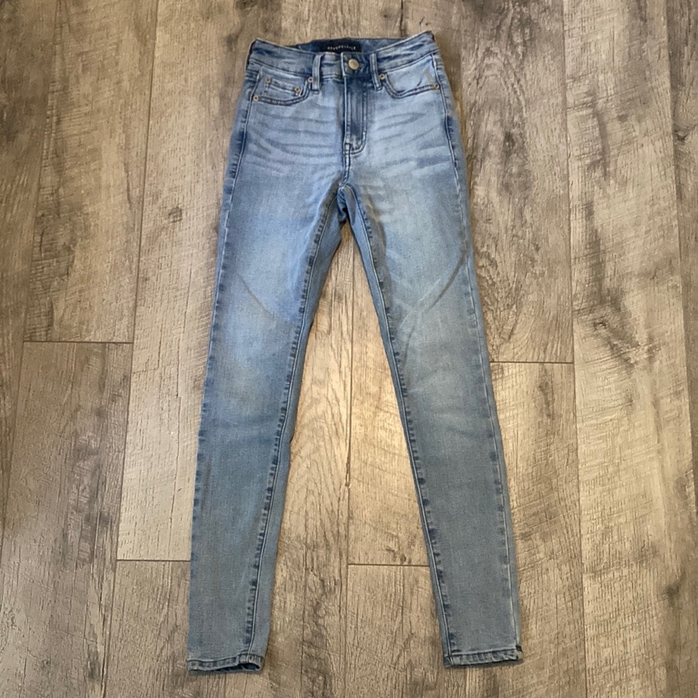High rise jeggings size 00